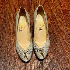 Light blue Kim short heels